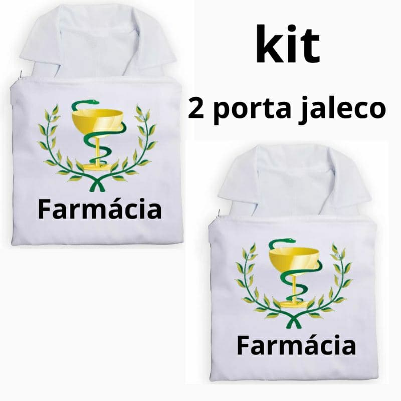Porta Jaleco  Farmácia-  2 peças