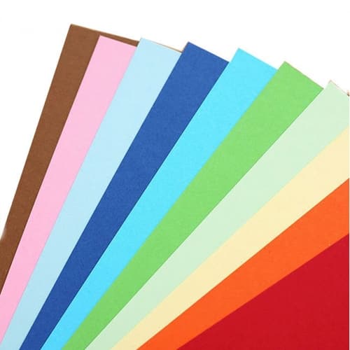 100X PAPEL COLOR SET A4 CORES VIBRANTES