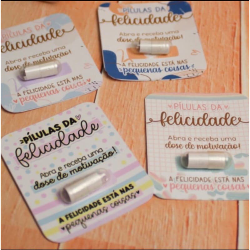 Cartão Pílula motivacional