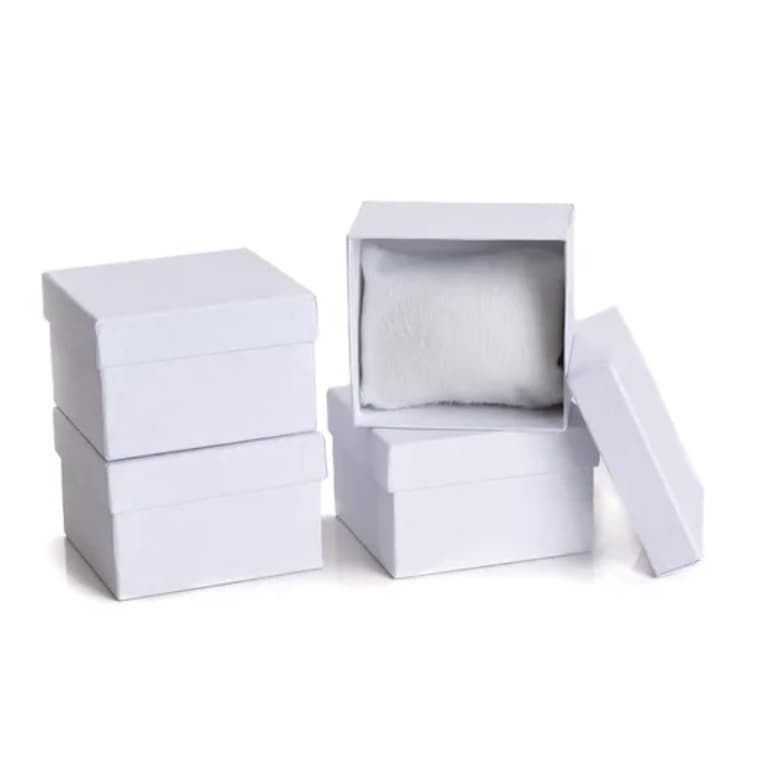 Caixinha Para colocar Relógio preto ou branco ou rosa com almofada AS PECAS SAO O QUE ESTA NA FRENTE ESPECIFICADO