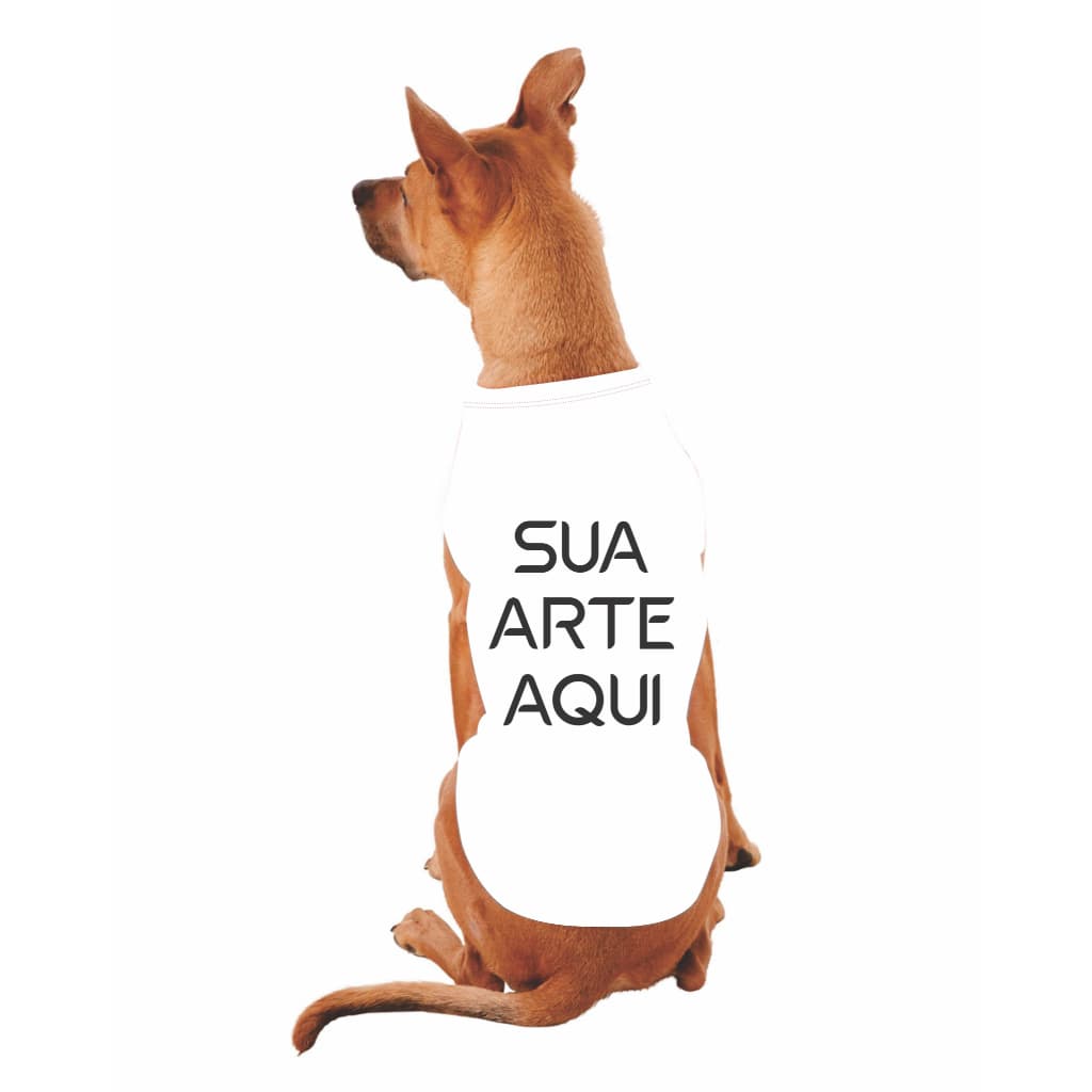 Roupinha pet Personalizada para cachorro e gato