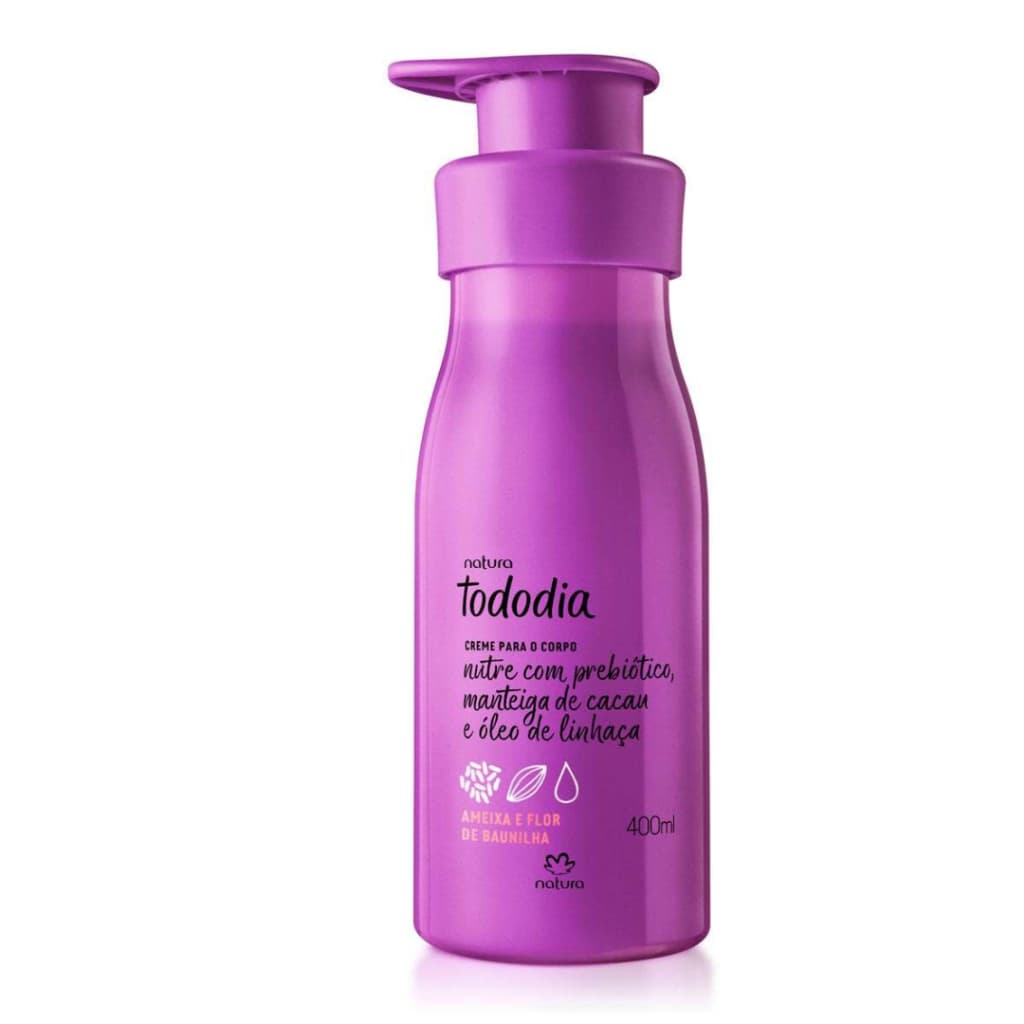 Creme Hidratante Corporal Ameixa e Flor de Baunilha Tododia Natura 400ml