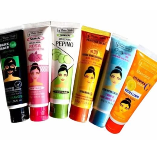 Kit Com 3 Máscaras Faciais Para Limpeza De Pele Matto Verde