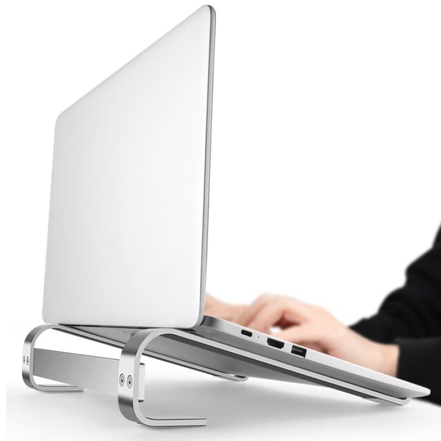 Suporte para Notebook Portátil em Metal Liga De Aluminio Dobrável Ergonômico