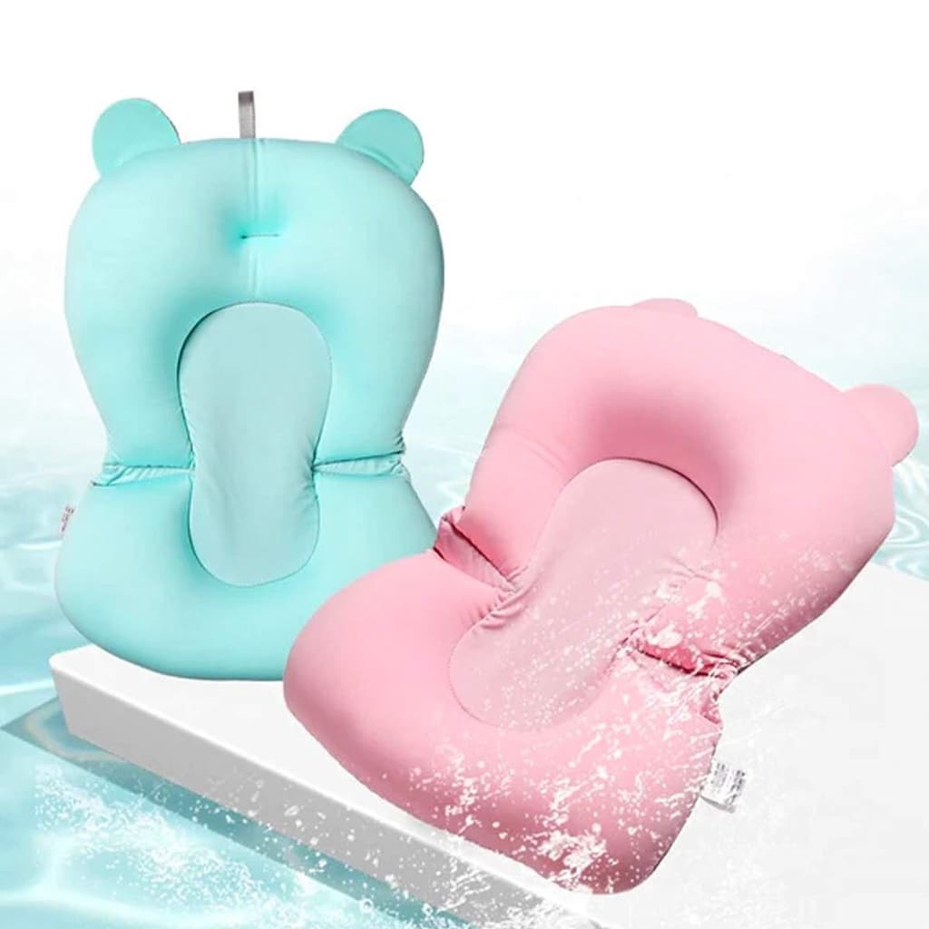 Almofada Banho Infantil Antiderrapante Banheira Bebê Regulável Trava Secagem Flutuante ref: 8620