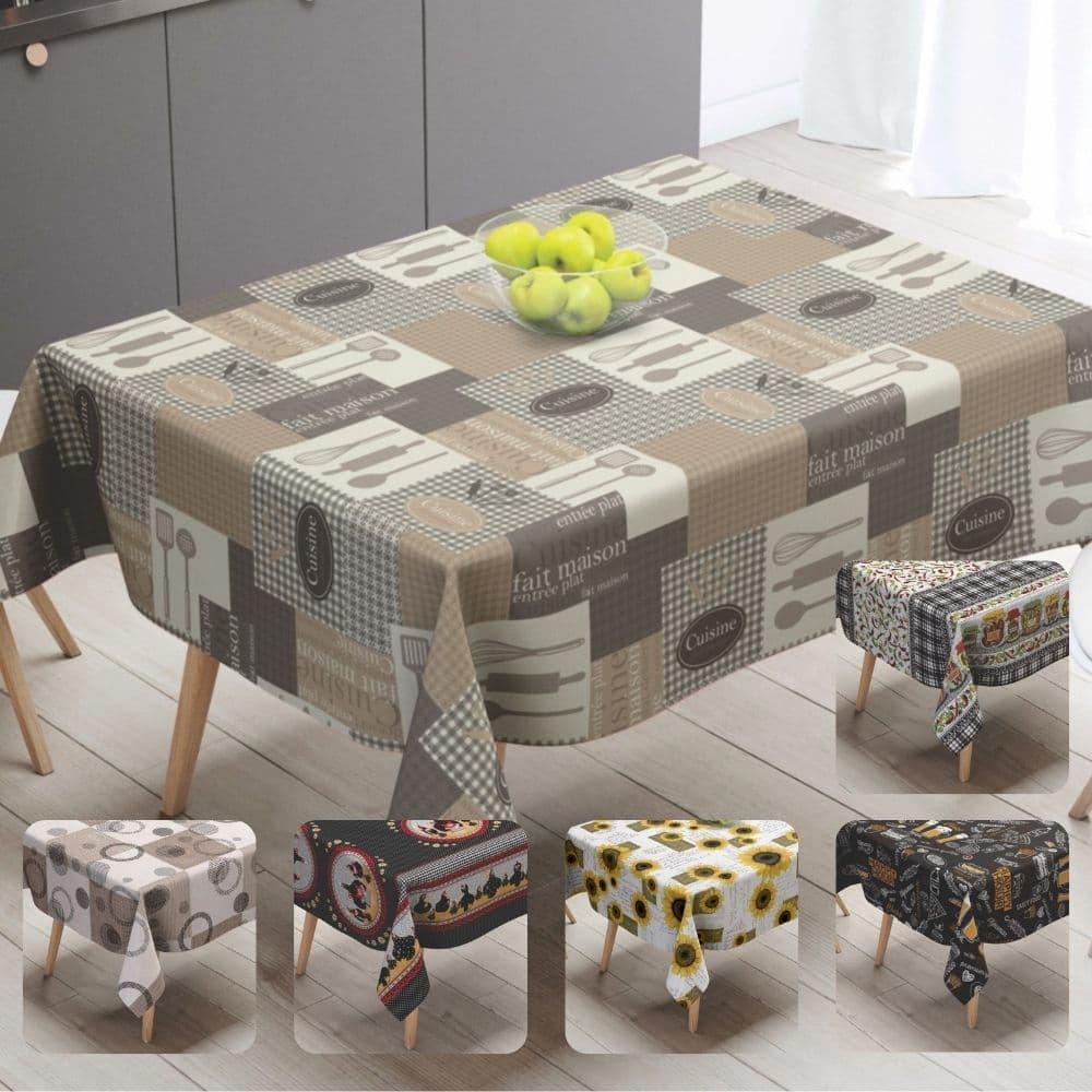 Toalha De Mesa Térmica Impermeável 6 ou 4 Lugares Cozinha