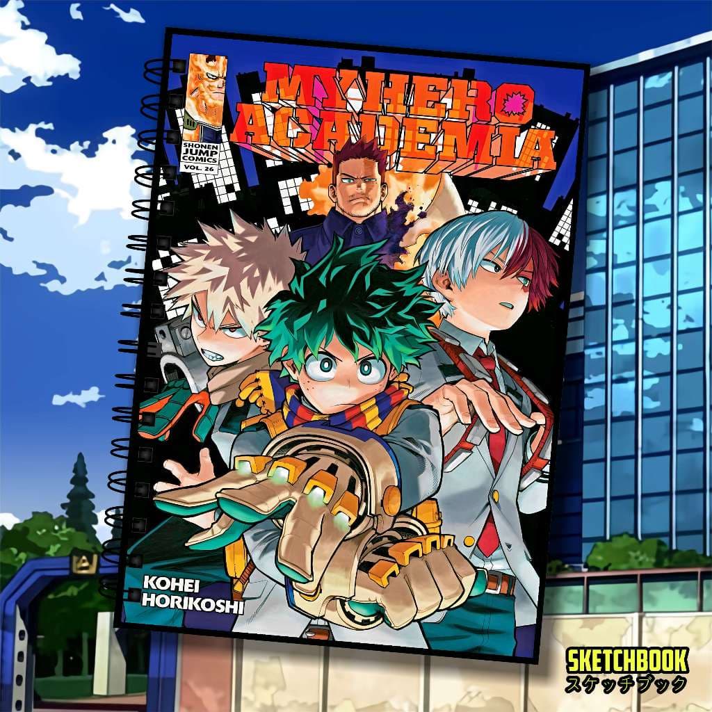 Sketchbook Boku no Hero My hero academia offset 90g / 180g / 240g Caderno Desenho Personalizado