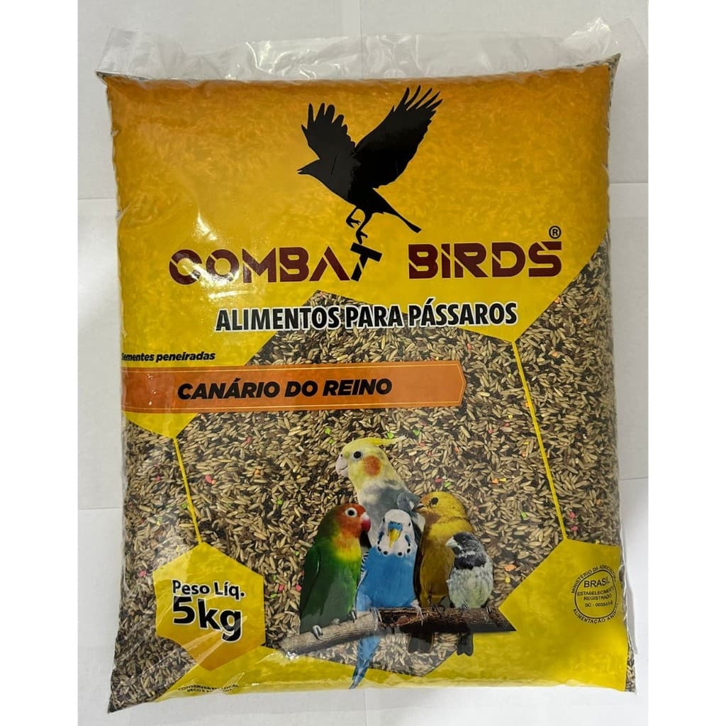 RAÇÃO PARA CANÁRIO DO REINO COM ÓLEO VEGETAL - MISTURA DE SEMENTES STANDER
