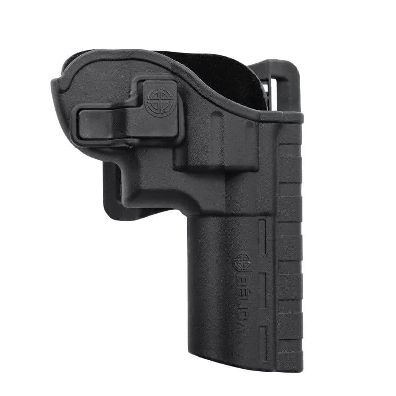 Coldre 38; 6Tiros em Polímero Passador - Preto Bélica