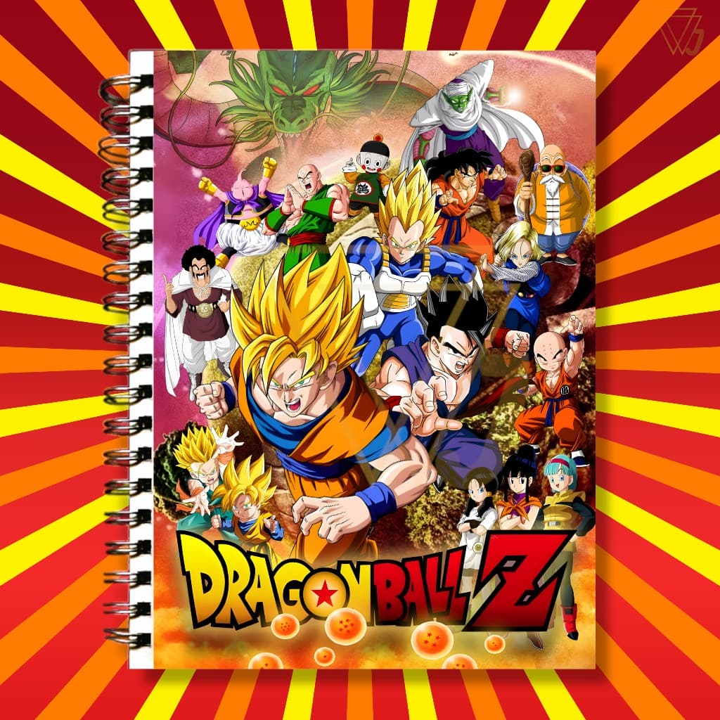 Adesivo Para Capa de Caderno Anime Dragon Ball Top Excelente Qualidade