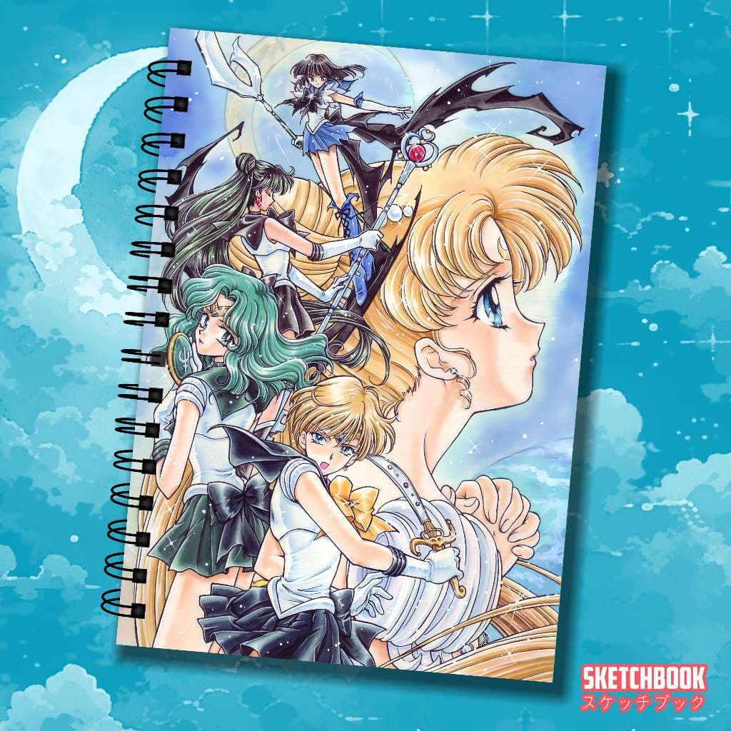 Sketchbook Anime Sailor Moon offset 90g / 180g / 240g Caderno Desenho Personalizado