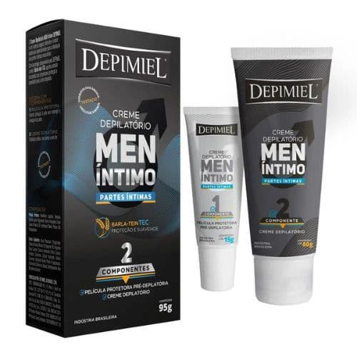 Creme Depilatório Masculino Partes Intimas Men - Depimiel