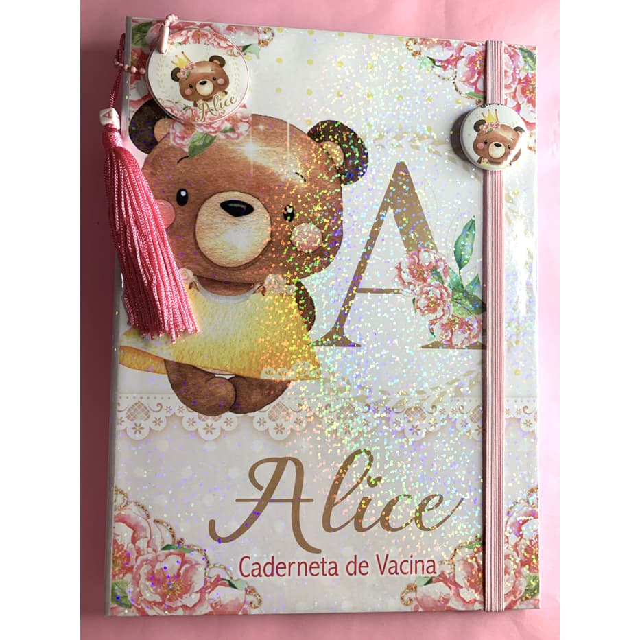 Capa para Caderneta (Somente a Capa ) 15x21cm Vacinação Vacina