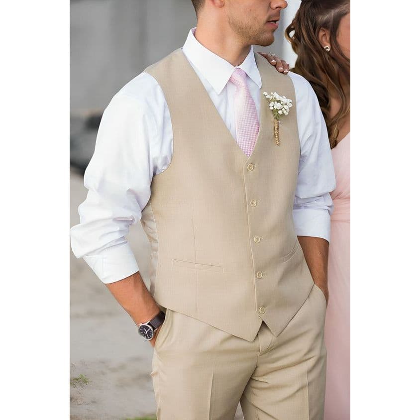 Colete Bege Masculino Italiano Direto Da Fabica Sofisticado Mega Oferta