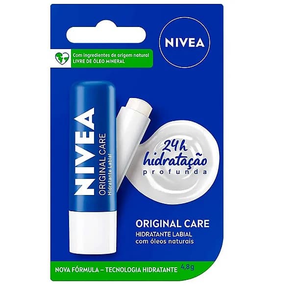 Hidratante Labial Nivea 24h De Hidratação 4,8g