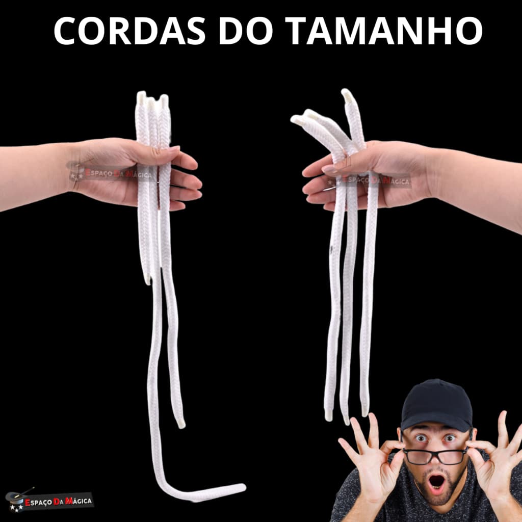 Cordas Magica Dos 3 Tamanho Truque De Magica Regeneração Ilusão