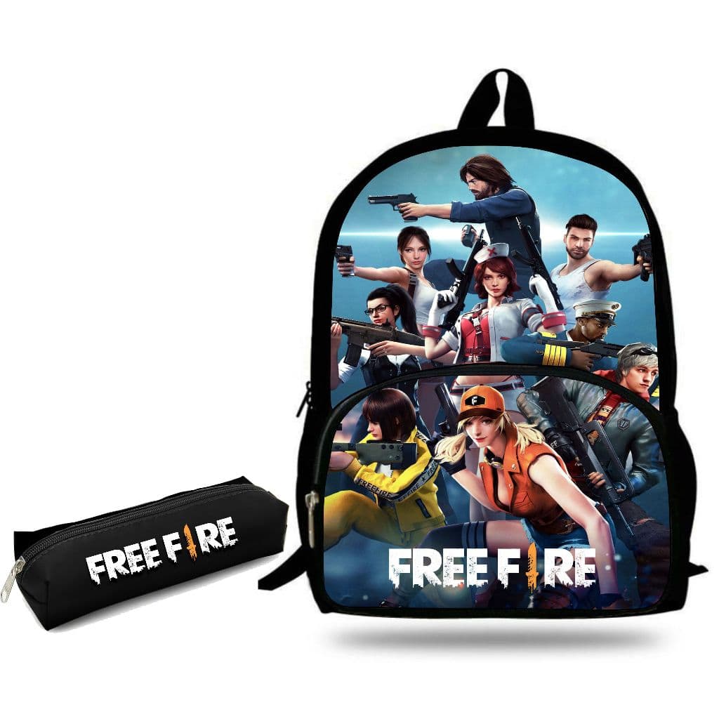 Mochila  e Estojo Escola  Viagem Passeio compartimento P/ Notebook TDS