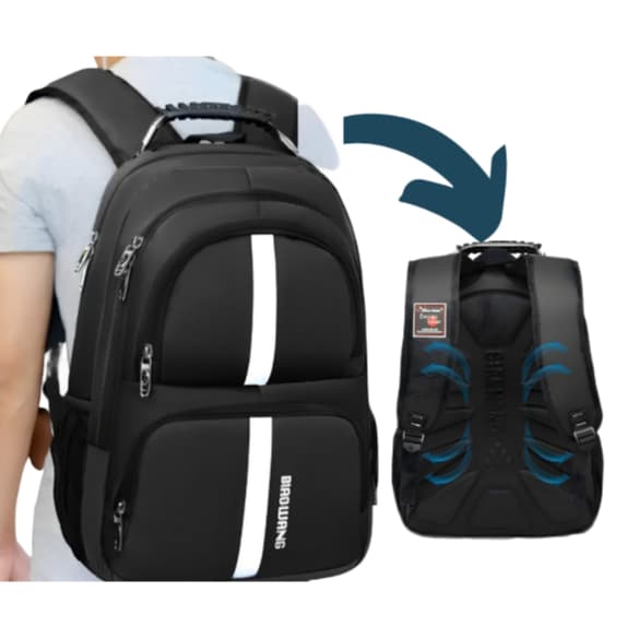 BIAO WANG Original Mochila Impermeável resistente Notebook Unisex Faculdade Viagem