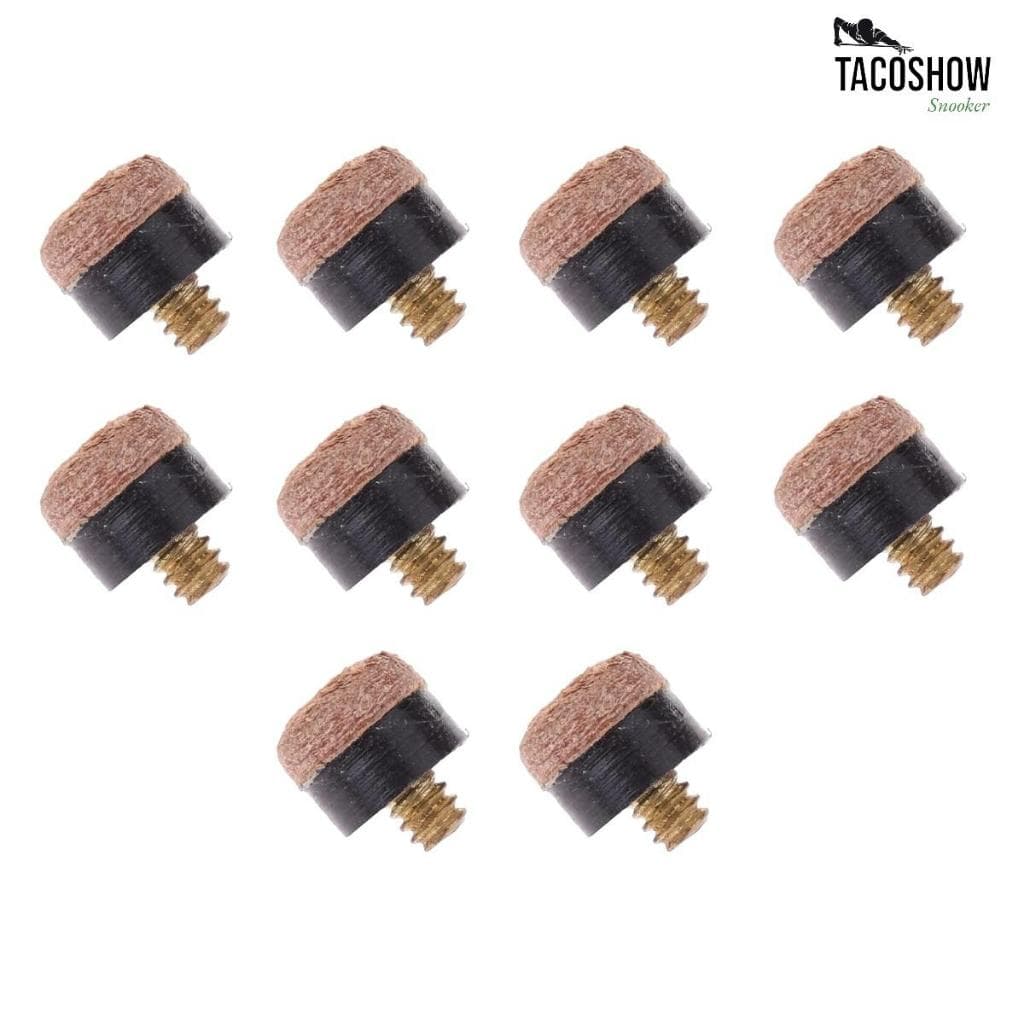 Ponteira Rosca / Sola de Rosca / Sola de Couro Rosca 11mm Para Taco Sinuca Bilhar Snooker