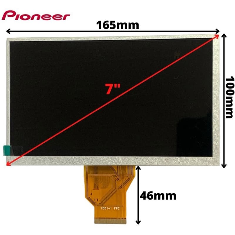 Tela Display Lcd Dvd Positron Sp6330bt sp6320bt