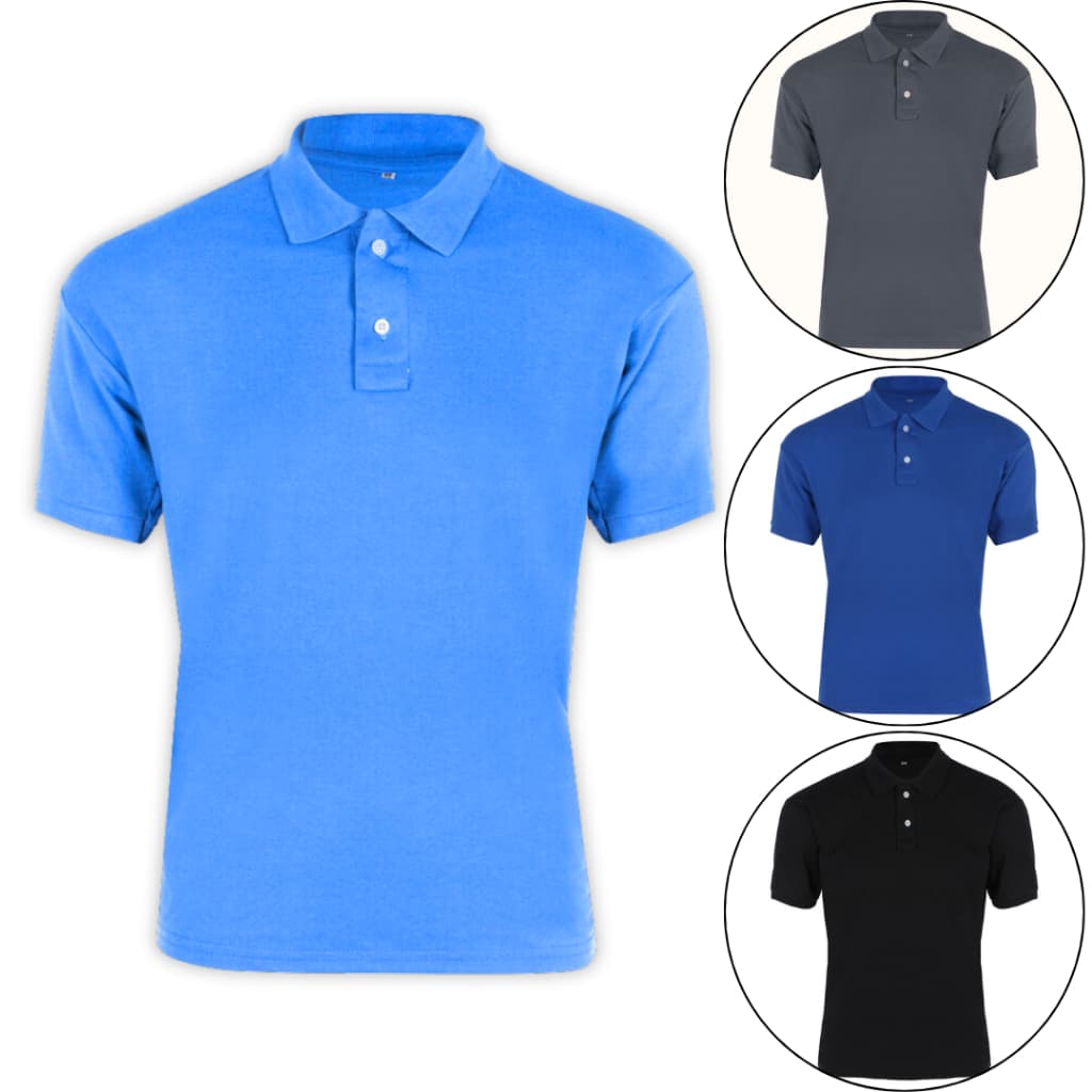 Camisa polo masculina premium piquet