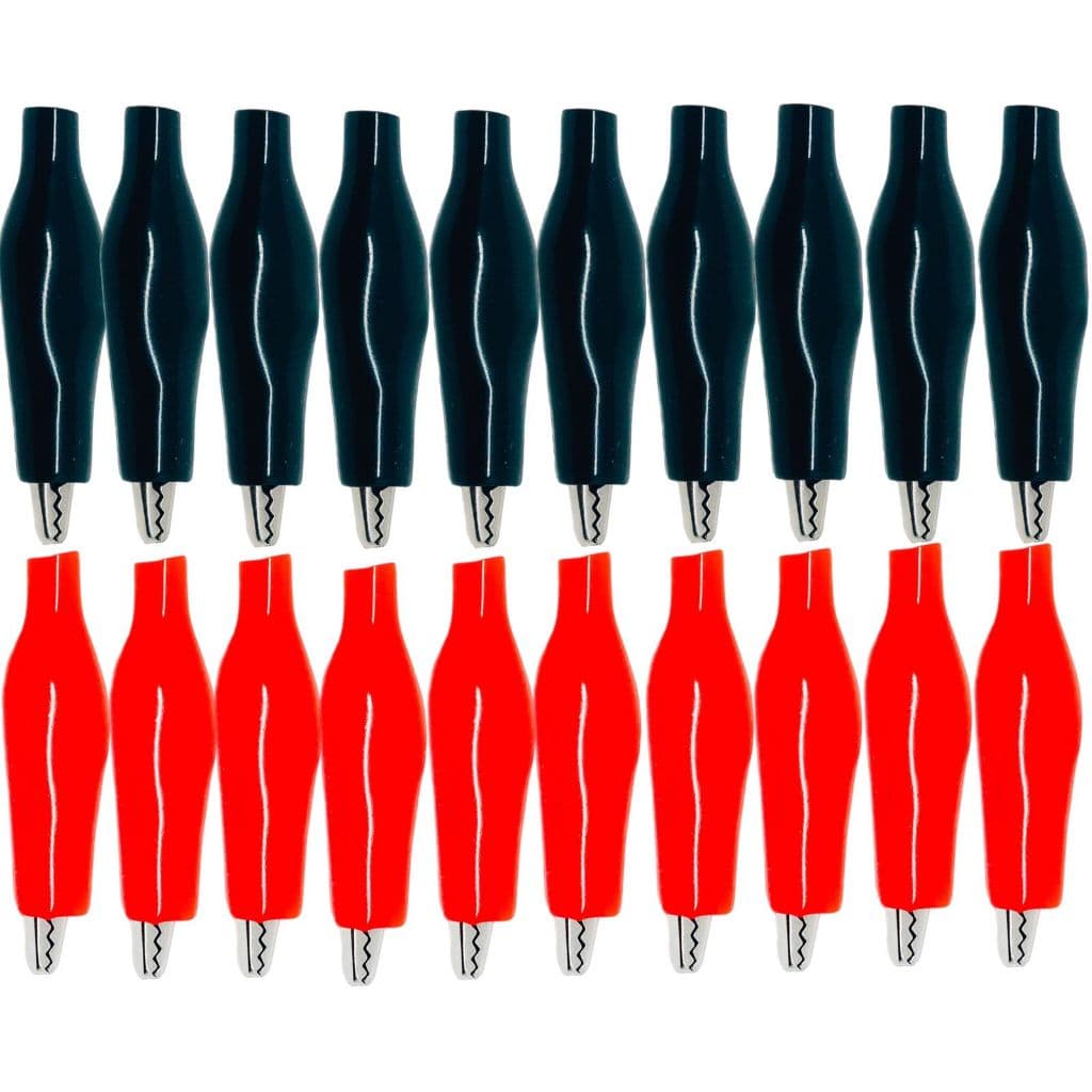 Kit 20 Mini Garra Jacare Jacarezinho Isolada 2.5cm 10 Pares