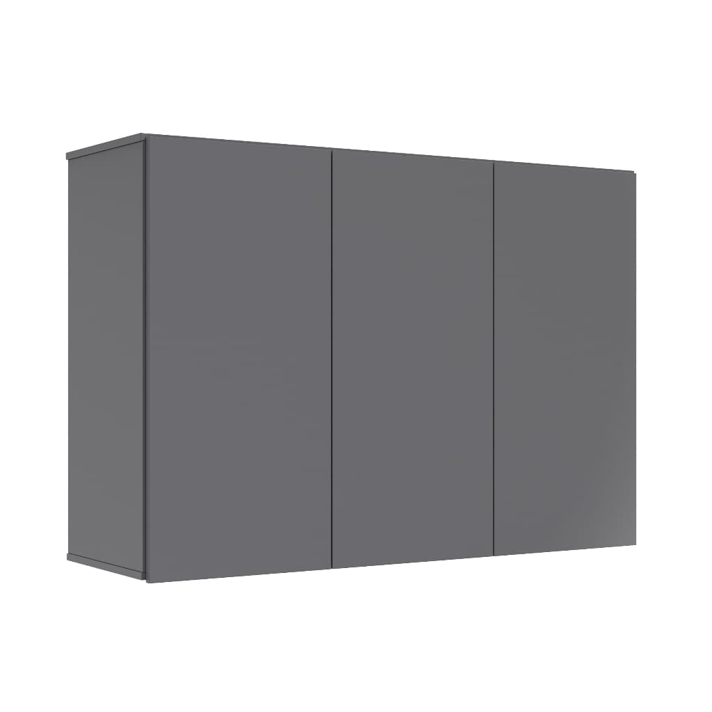 Armário Aéreo Flutuante EJ Móveis 3 Portas Para Quarto Ou Cozinha - Várias Cores