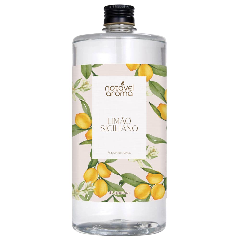 Refil Agua Perfumada Para Tecidos Limao Siciliano 1L - Notavel Aroma