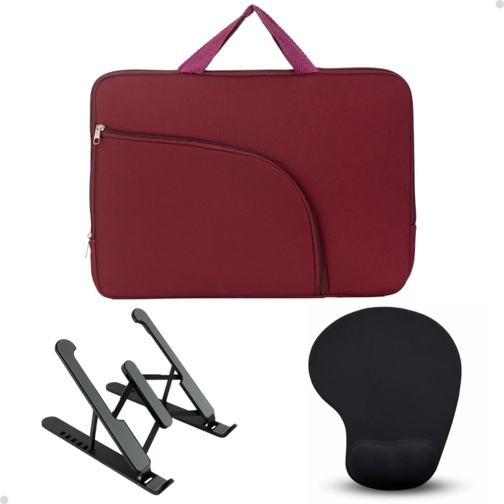 Case Notebook + Mousepad + Suporte Resistente Pronta Entrega
