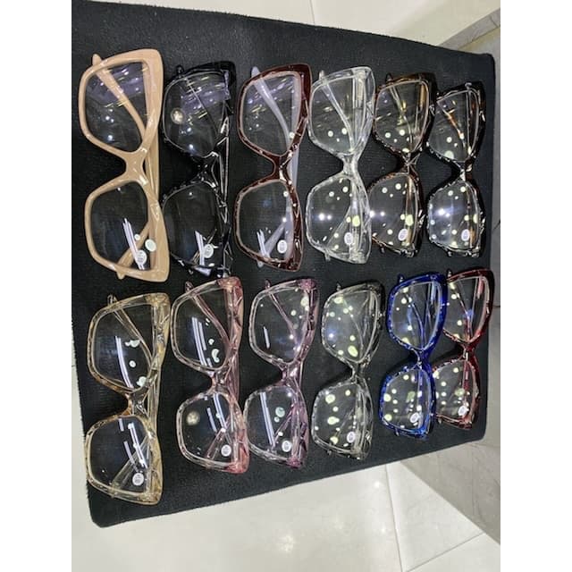 Óculos de grau pra leitura perto diamante 3D gatinho retangular feminino mulher moda linda