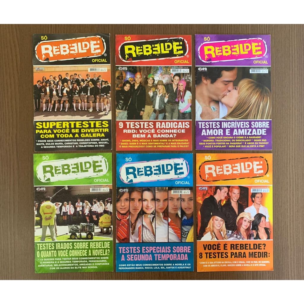 Revista SÓ Rebelde Oficial RBD