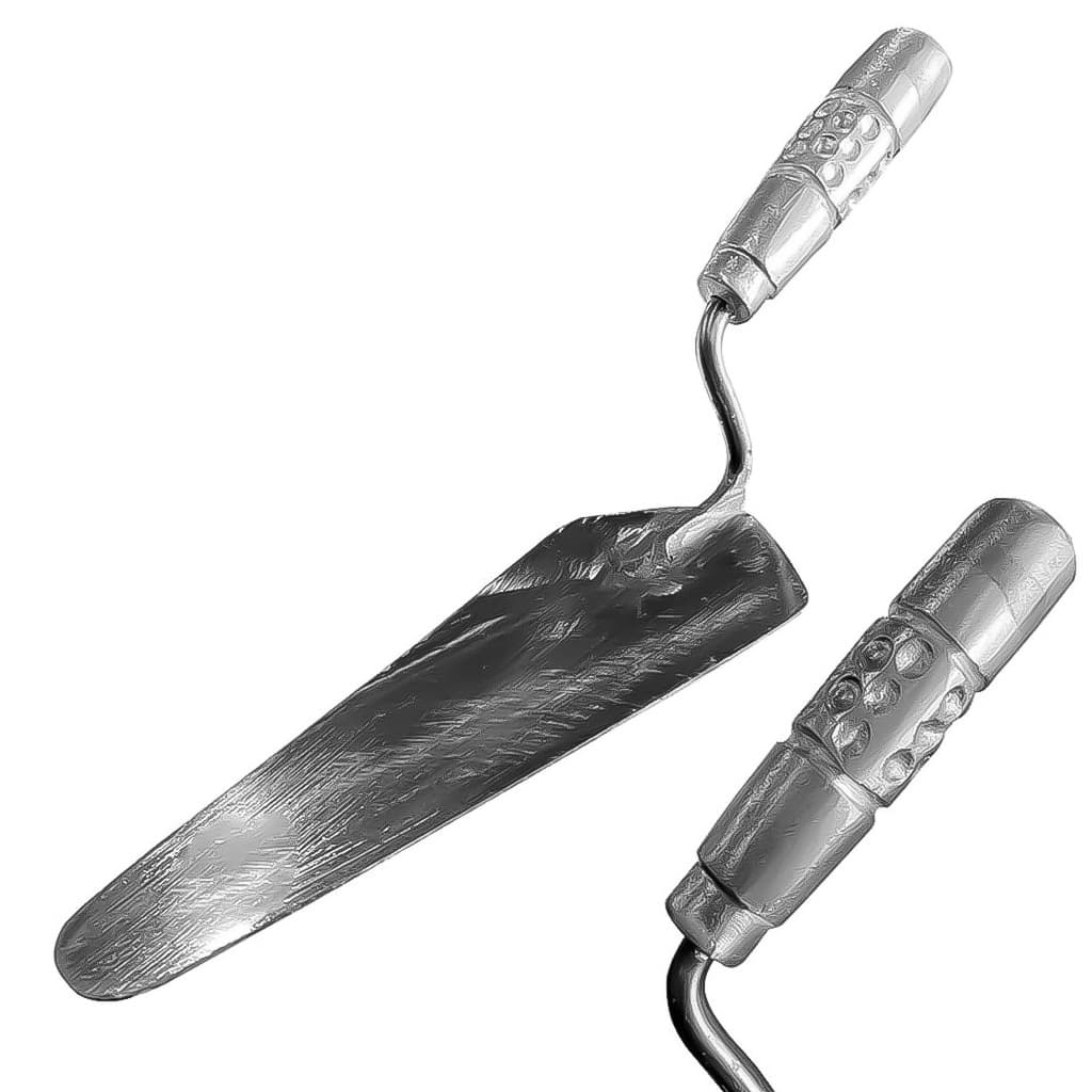 Colher P/ Pedreiro Canto Reto Ferro Fundido 9 Polegada