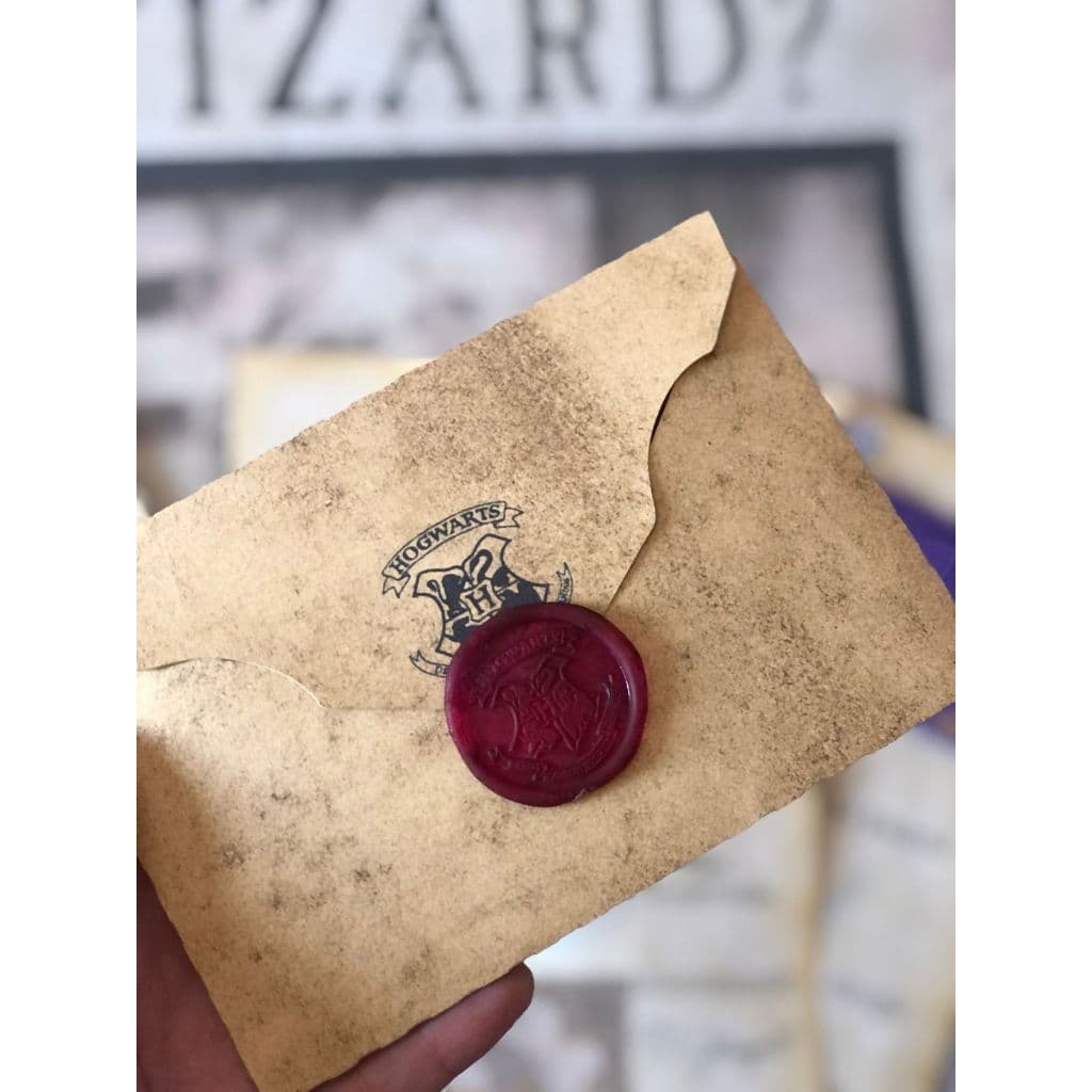 Carta de Hogwarts (Personalizada) - Harry Potter - Modelo Luxo com nome e endereço personalizadooooo