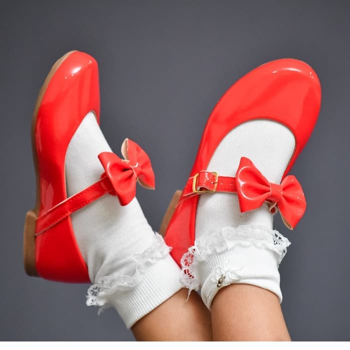 Sapatilha Infantil De Menina Milu Fashion Com Laço 16 ao 34