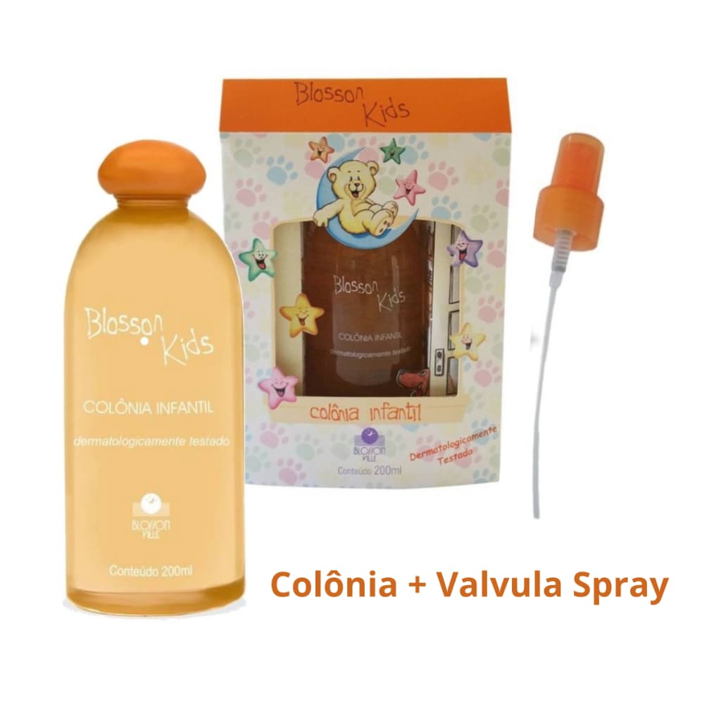 Blosson Kids Laranjinha  Com Valvula Spray Colonia infantil 200Ml