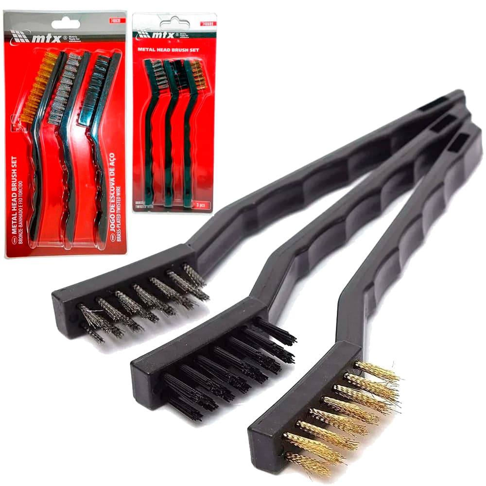 Escova De Aço Para Limpar Grelha De Churrasco Limpeza Pesada