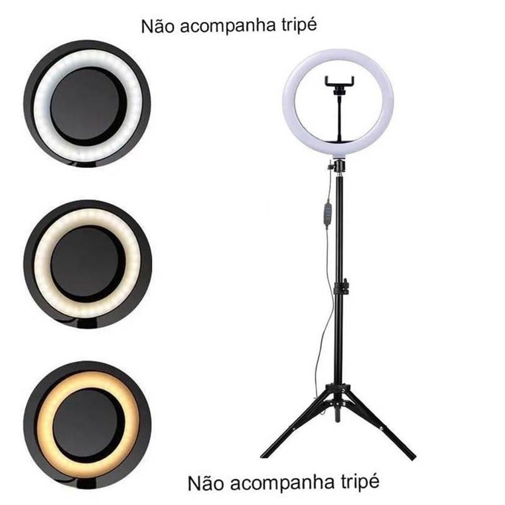 Ring Light para Celular Iluminador Luz High Light Iluminação Led