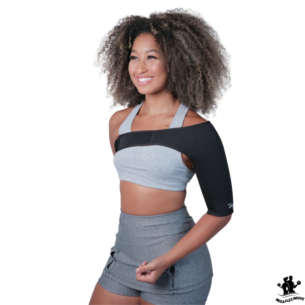 Ombreira Suporte De Ombro Neoprene Treino Fitness Crossfit Qualidade Resistente Durável Promoção Top