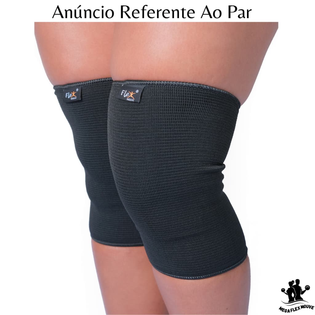 Par Joelheira Elástica Compressão  Esporte Futebol Caminhada Trein