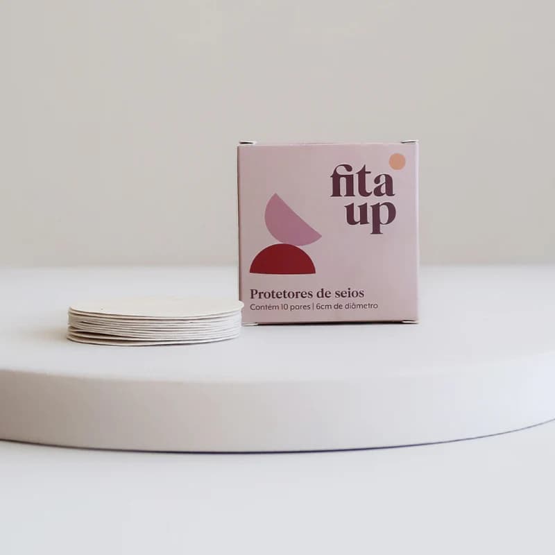 Protetor de Mamilo 10 Pares Adesivos Discreto Fita UP