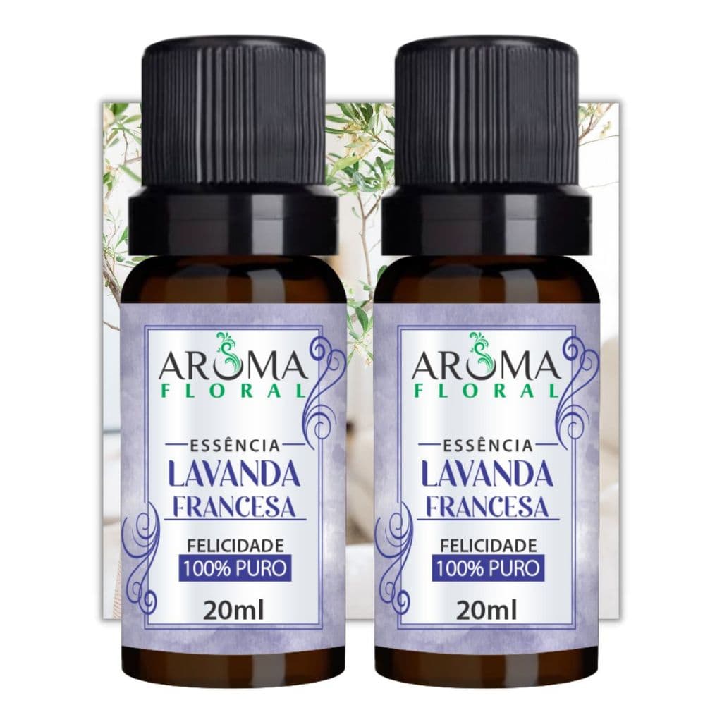 Essencia de Lavanda Francesa Pura Para Aromatizador e Difusor