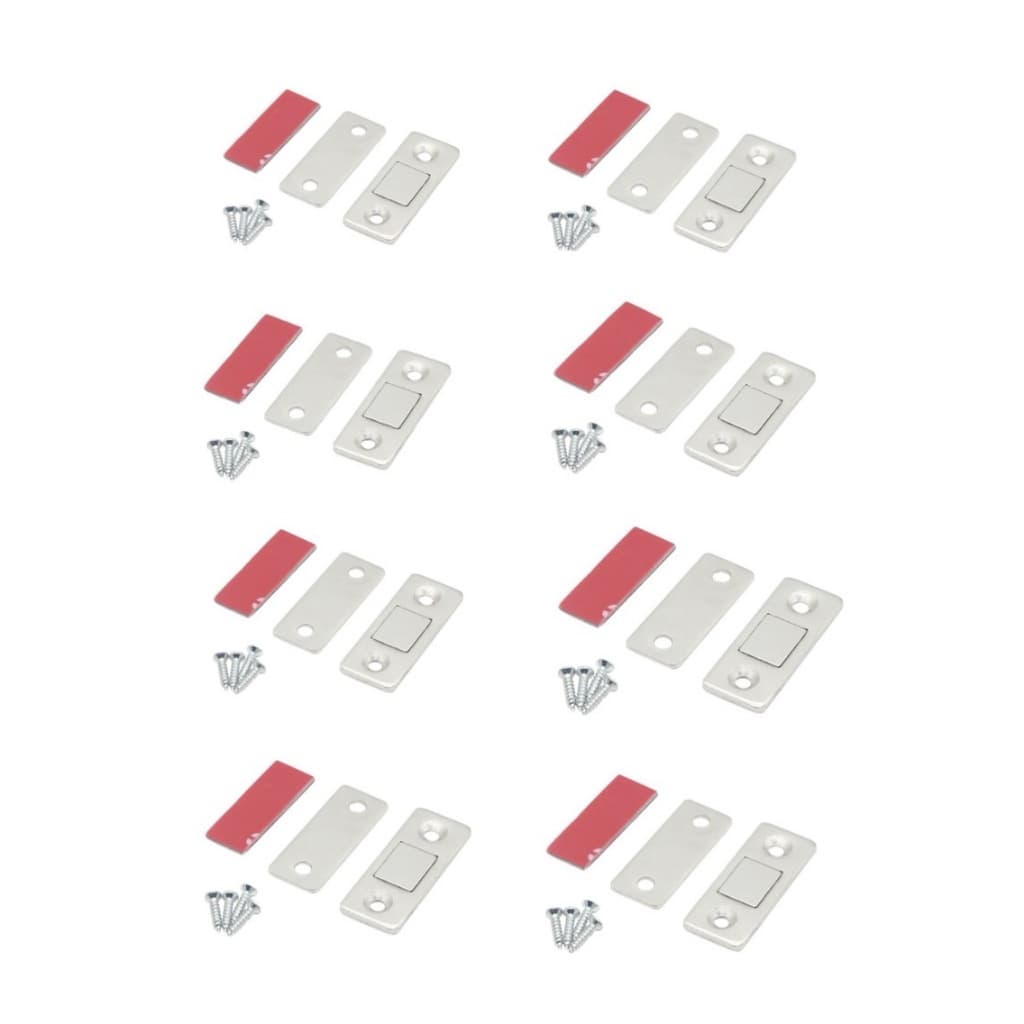 KIT 8 Fecho Magnético De Neodímio Trava P/ Porta Armário Guarda Roupa