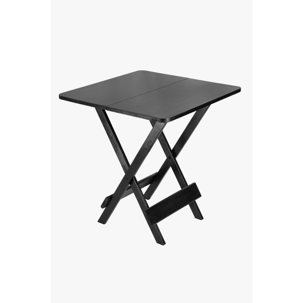 Mesa Dobrável 70x70 Em Madeira Maciça Quadrada