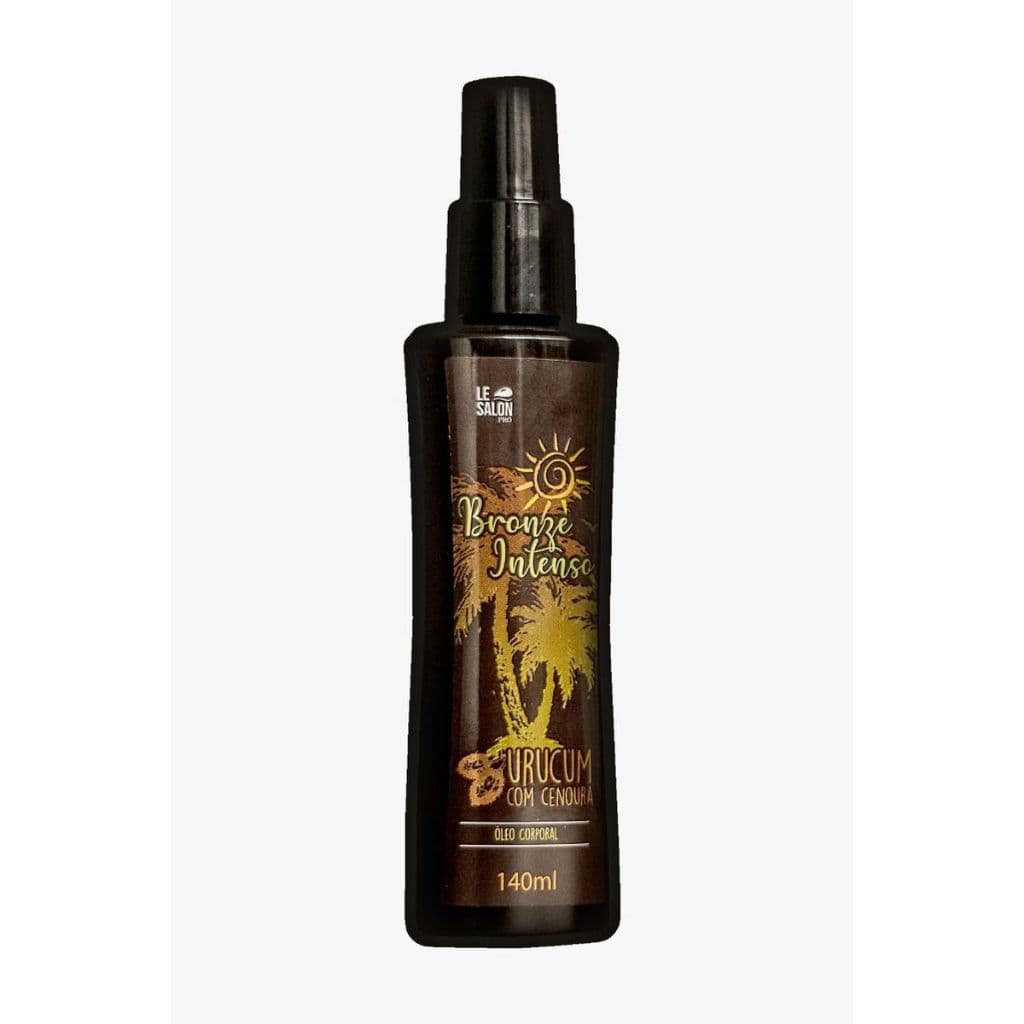 Óleo Corporal Bronze Intenso Urucum com Cenoura 140ml - Le Salon Pro  Bela