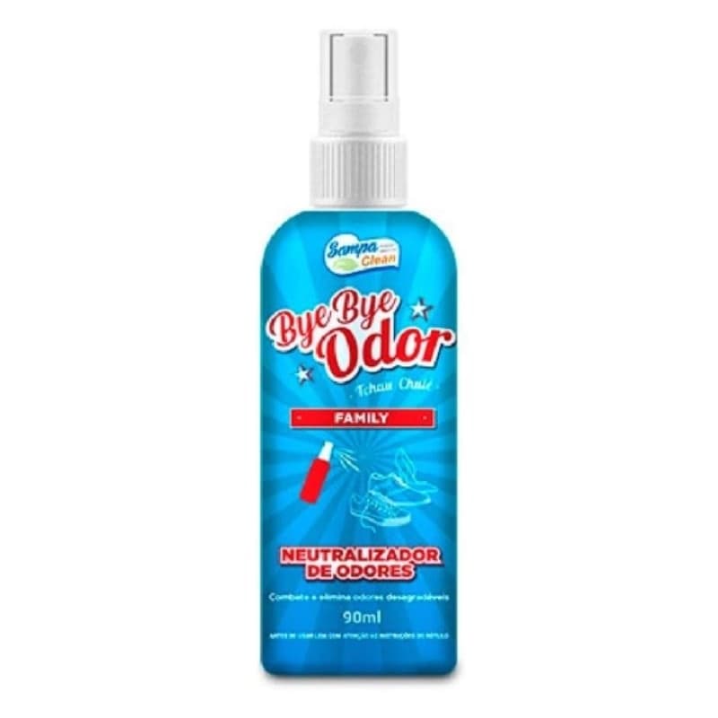 Bye Bye Odor - Neutralizador de Odor - Tchau Chulé. Sampa Clean
