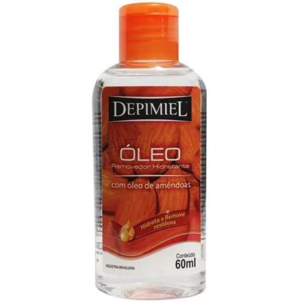 Óleo Removedor Hidratante Com Óleo de Amêndoas 60ml- Depimiel