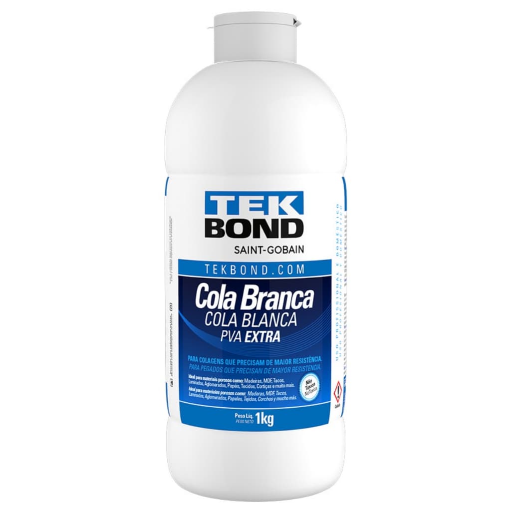 Cola Branca Tek Bond 1kg Pva Extra