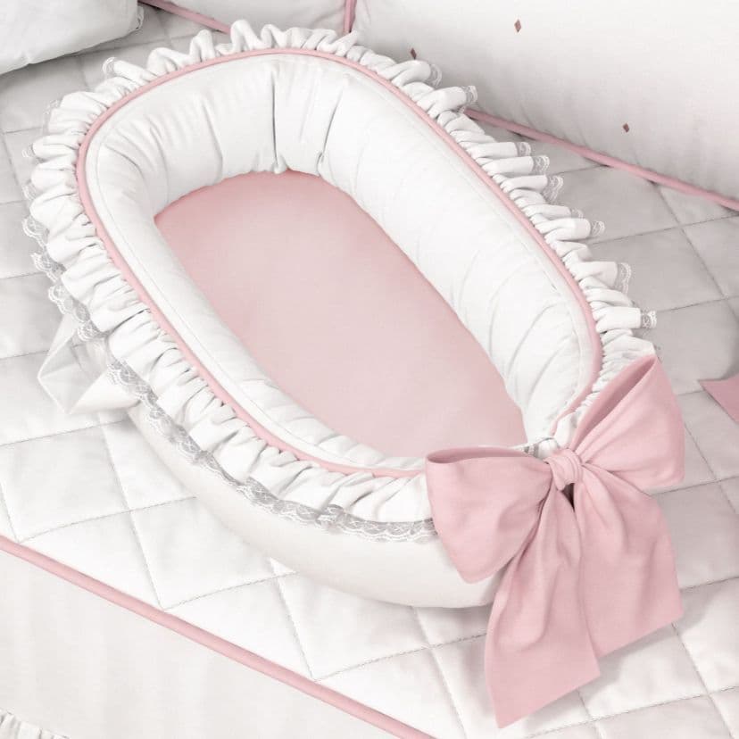 Ninho Redutor Berço para Bebê Recém Nascido 400 Fios C/ Regulagem de Tamanho