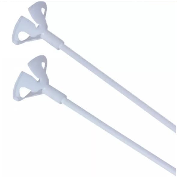 kit c/100 Vareta Pega Balão 30cm Suporte Hastes Balões Bexigas