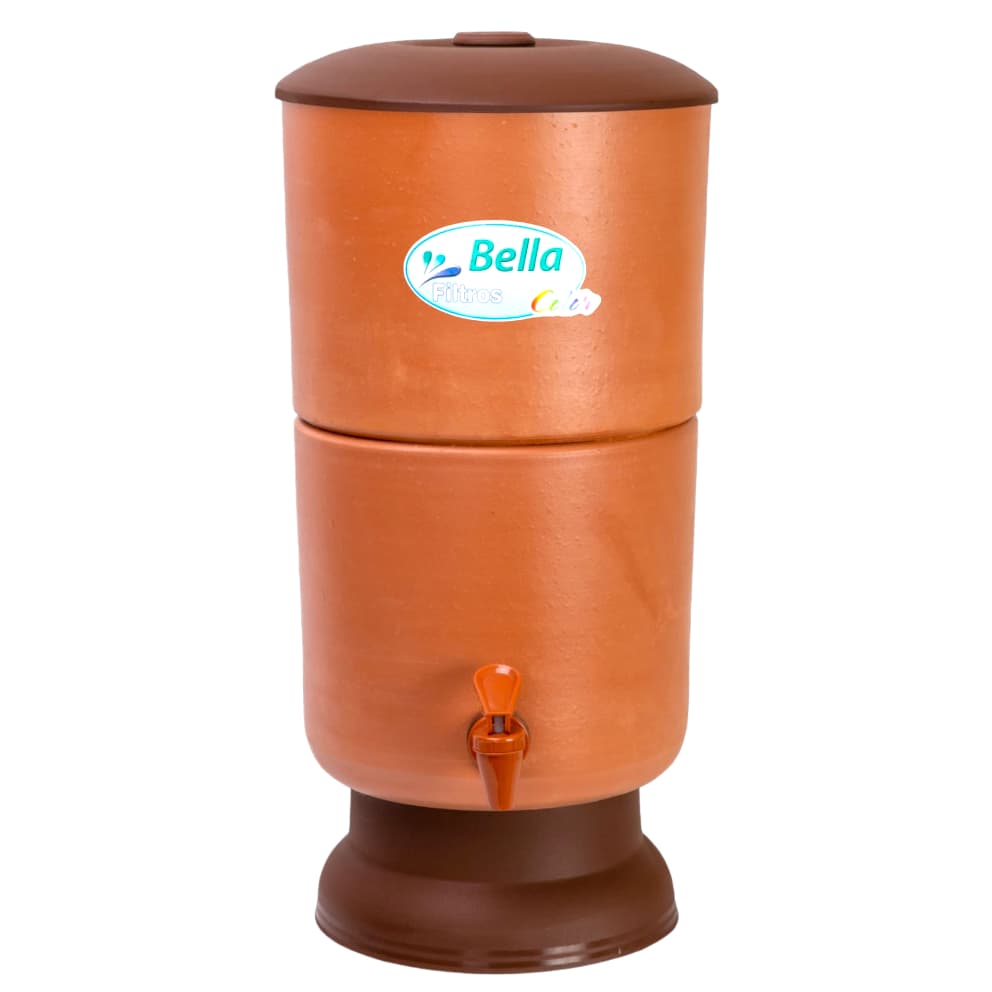 FILTRO DE BARRO 08 LITROS TOTAL - COR CAFÉ - LANÇAMENTO - LINHA COLOR - 1 FILTRO POR PEDIDO.